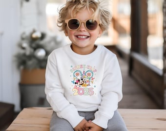 Family Trip 2025 Shirt, Family Vacation 2025 Shirt, Pink Disneyland Sweatshirt, Cute Disneyland Sweatshirt, Cute Disney, Gift For Baby