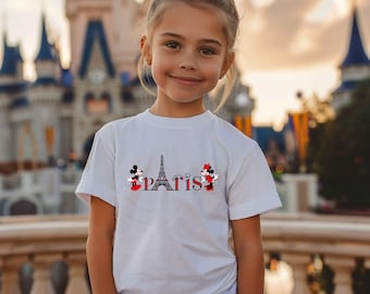 Disneyland Paris Shirt, Disneyland Paris Vacation Shirt, Eiffel Tower Shirt, 2025 Family Vacation Shirt, Disneyland Tee, Gift For Kids