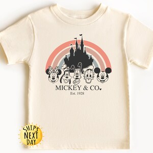 Retro Mickey & Co Toddler Shirt, Mickey and Friends Kids Shirt, Mickey And Minnie Kids Shirt, Disneyland Trip, Toddler or Youth Sweatshirt