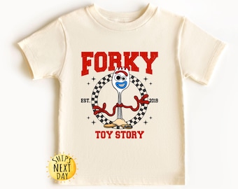Toy Story Forky Shirt, Retro Forky Kids Shirt, Disney Forky Characters Shirt, I'm Trash Shirt, Toy Story Movie Shirt, Pixar Toy Story Shirt
