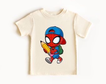 Superhero Back To School T-shirt, Custom Back To School Superhero Shirt, Superhero School Shirt, Back to School Gift, Gift for Teacher