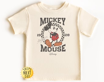 Retro Mickey Est 1928 Kids Shirt, Mickey Toddler Shirt, Disneyland Kids Shirt, Disney Toddler Shirt, Disneyland Trip Tee, Youth Sweatshirt