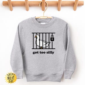 Silly Goose Toddler Shirt, Western Kids Tee image 2