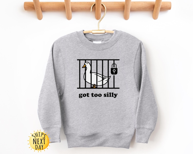 Silly Goose Toddler Shirt, Western Kids Tee image 2