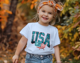 Child STAR Tee | Fourth of July Tee for Kids | Patriotic Shirt | Kids 4th of July Shirts | USA Accessories |