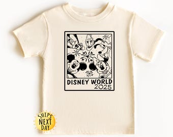 Disney World 2025 Mickey and Friends Kids Shirt, Mickey Toddler Shirt, Disneyland Kids Shirt, Disney Toddler or Youth Sweatshirt