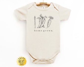 Home Grown Toddler Shirt, Farm Life Kids Shirts,baby Shower Gift