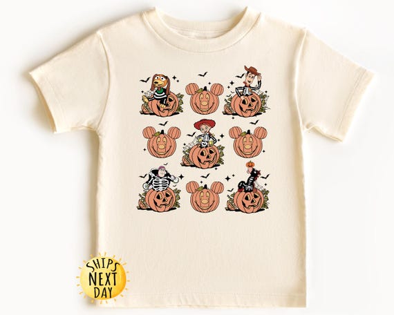 Disney Halloween Toddler Shirt, Pumpkin Toy Story Tee