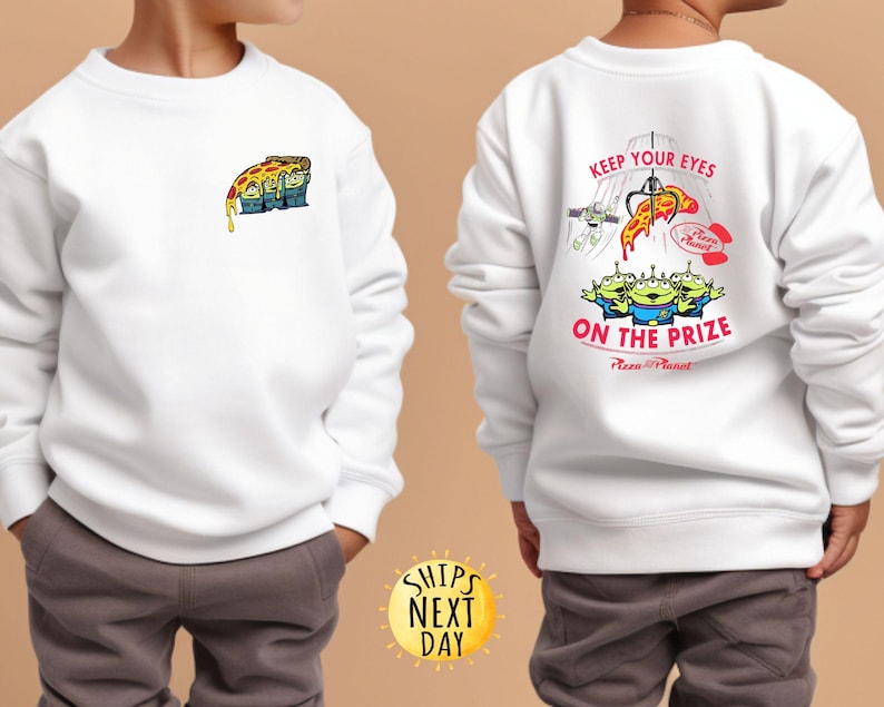 Disney Toy Story Alien T-shirt, Keep Your Eyes On The Prize Sweatshirt, Pixar Green Man Hoodie, WDW Family Trip Tee, Pizza Planet Shirt