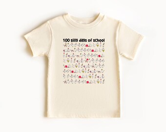 100 Days of Silly Gooses Shirt, Gift for Teacher, Funny 100th Day of School Sweatshirt, Goose Lover Sweater, Comfort Colors T-Shirt