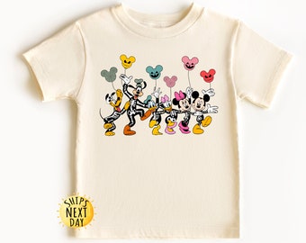 Skeleton Mickey and Friends Halloween Toddler Shirt