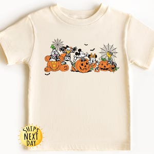 Disney Pumpkin Toddler Shirt, Pumpkin Mickey and Friends Halloween Shirt, Halloween Kids Shirt, Spooky Disney, Toddler or Youth Sweatshirt