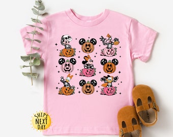 Disney Halloween Shirt, Spooky Mickey and Friends, Toddler or Youth