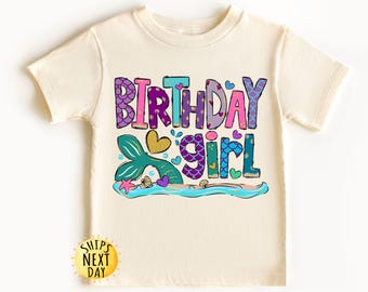 Retro Disney Little Mermaid Shirt, Kids Birthday Mermaid Ariel Shirt, Ariel Mermaid Shirt, Disney Ariel Shirt, Girls Ariel Mermaid Shirt