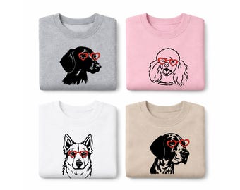 Puppy Love, Valentine's Day Dog Lover Sweatshirt, Crewneck, Dog Lover Sweatshirt, Valentines Dog Shirt, Dog Lover Gift