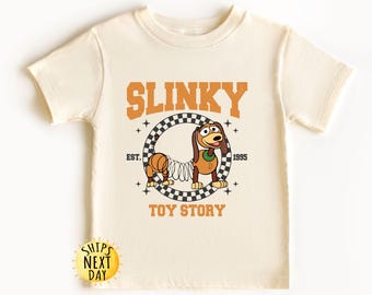 Toy Story Slinky Shirt, Retro Disney Sweatshirt, Toys Slinky Dog Shirt, Slinky Family Trip, Disneyland Slinky Dog Trip Shirt, Kids Shirt