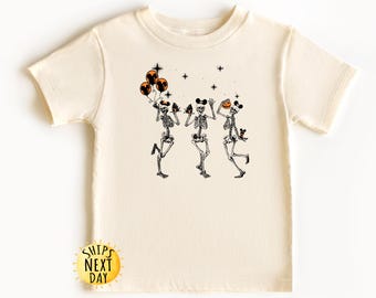 Mickey Skeleton Halloween Kids Shirt, Disney Toddler Sweatshirt