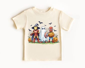 Halloween Shirt, Halloween Kids Shirt, Superhero Kids shirt, Halooween Family Shirt, Halloween Gift,70s Style HalloweenShirt