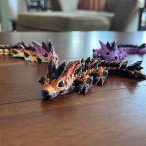 3D Printed Crystal Wolf Dragon!