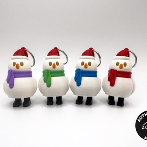 Snowman with Feet!!! / Full Colored / 3D Printed