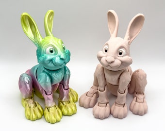 3D gedrucktes Kaninchen-Fidget-Dekor - Ostern-Spaß
