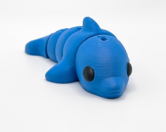 3D Printed Articulating Dolphin Fidget Toy