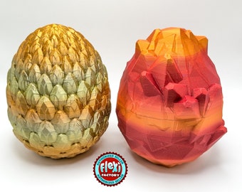 3D Printed Crystal Dragon Egg: Storage Box, Toy, Gift