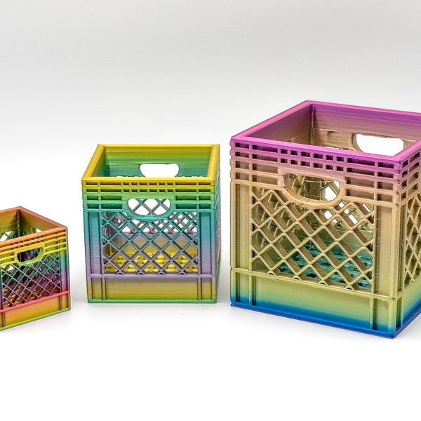 Mini Crate: Compact Storage Organizer for Desk, Office and Gifts - Stylish, Space-Saving Solution for Crafts, Electronics, Jewelry & More!