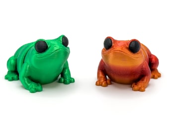 3D Printed Articulating Frog Fidget Toy - 2 Inch