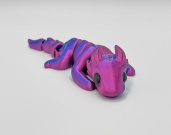 3D Printed Articulating Dragon: Desktop Fidget Toy