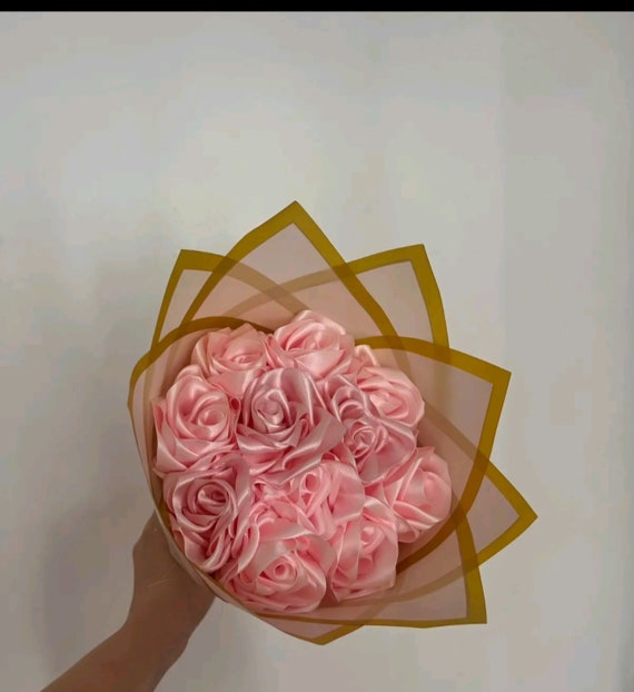 7 Piece Glitter Eternal Rose Bouquet for Anniversary, Valentines