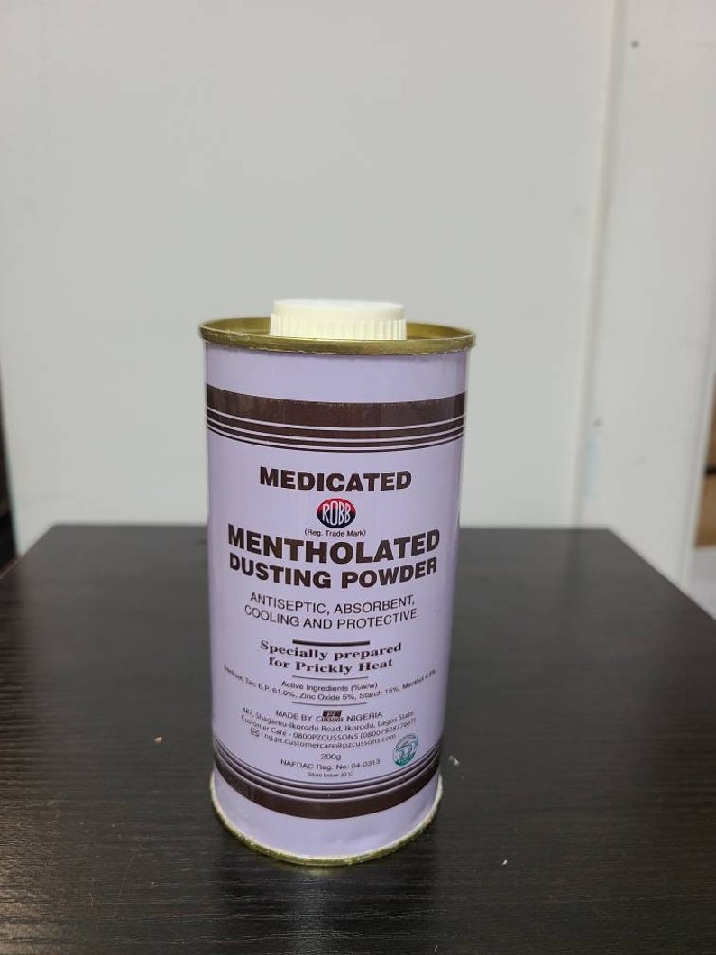 Mentholated Powder Dusting Powder Nigeria Dusting Powder. Etsy