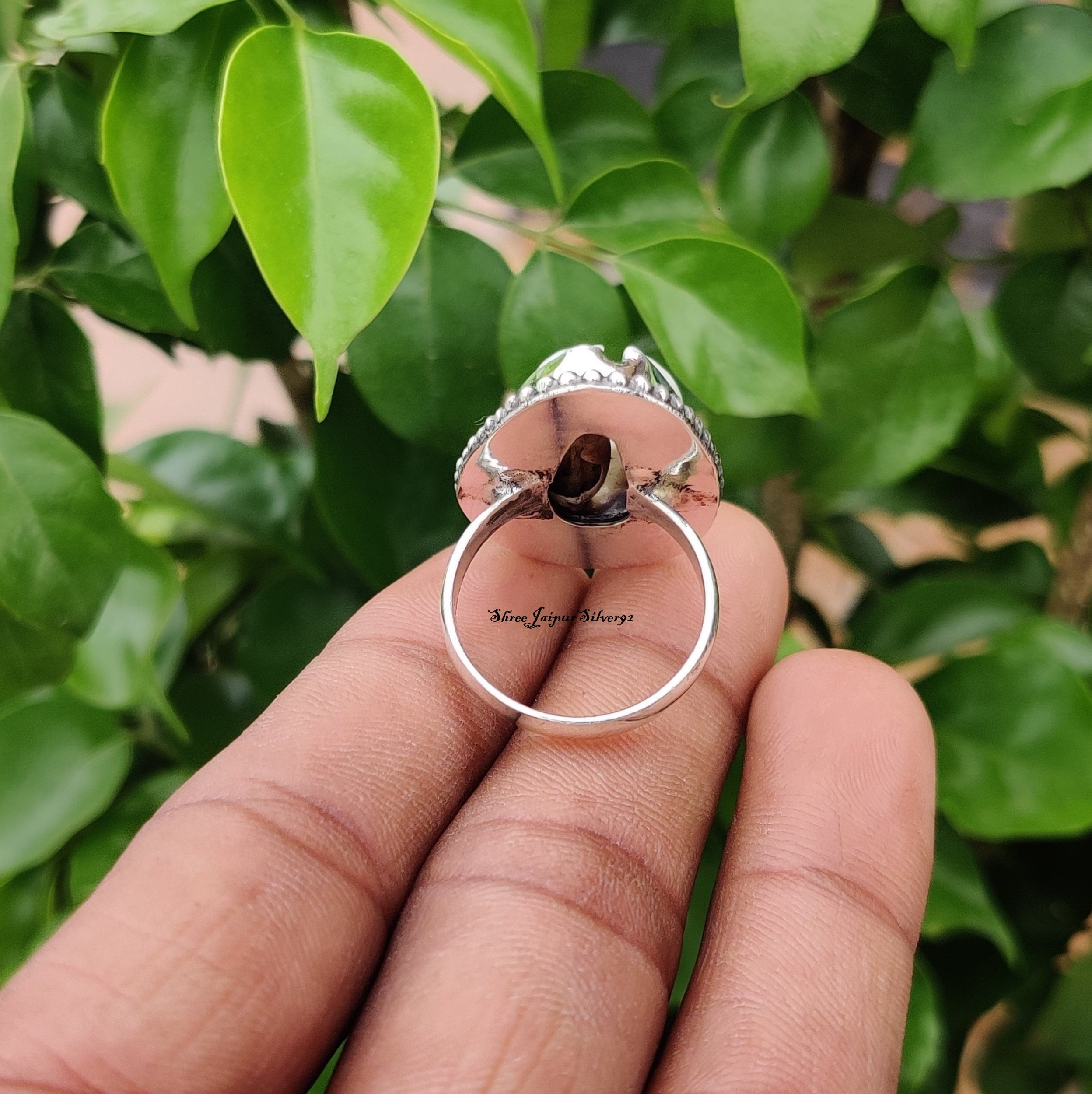 Natural Money Cowrie Sea shell ring, handmade ring, gift ring, Natural Sea shell ring, boho ring, women&#39;s ring, statement ring
