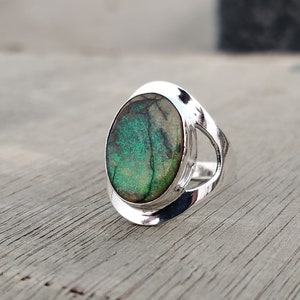 Charming Monarch Opal Ring, Statement Ring, 925 Sterling Silver, Unique Ring, Natural Monarch Opal, Women Ring Jewelry, Engagement Ring