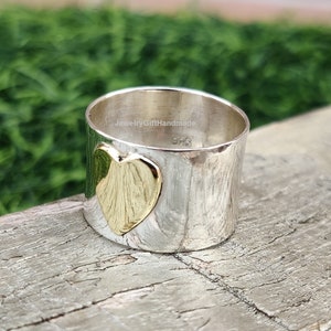 Heart Design Ring~ Simple Band Ring~ 925 sterling Silver ring~ Handmade ring~ One Heart Ring~ Amazing Jewelry~ Boho Jewelry~Gift Ring& Rings