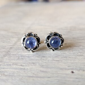 Exquisite Tanzanite Earrings, Gemstone Earrings, Blue Drop & Dangle Earrings, 925 Sterling Silver Jewelry, Engagement Gift, Earrings For Her
