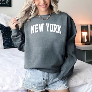 Custom Comfort Color Sweatshirt, Personalized City Sweatshirt, Custom College Sweatshirt, Personalized College Sweatshirt, Custom Town Sweat