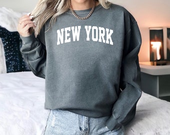Custom Comfort Color Sweatshirt, Personalized City Sweatshirt, Custom College Sweatshirt, Personalized College Sweatshirt, Custom Town Sweat