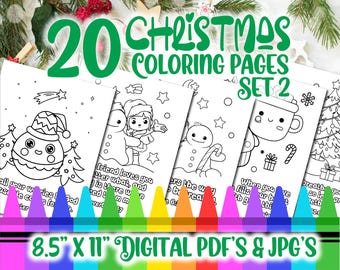Christmas Bible Verse Coloring Pages: Nativity Scenes (Digital Download)