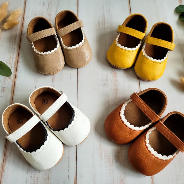 Scarpe da bambino scarpe da battesimo scarpette da gattonare ballerine antiscivolo regalo di nascita