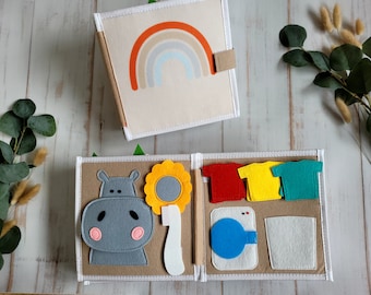 Montessori Quiet Book / Felt Book / Montessori Toys Busy Book