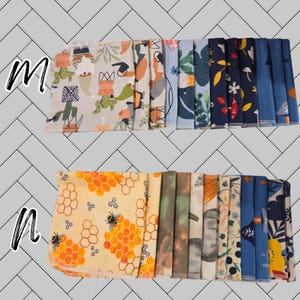 Reusable Cotton Flannel Towels: Paperless Kitchen Wipes (12x12) Bild 8