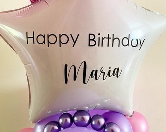 Personalised Vinyl Balloon decal