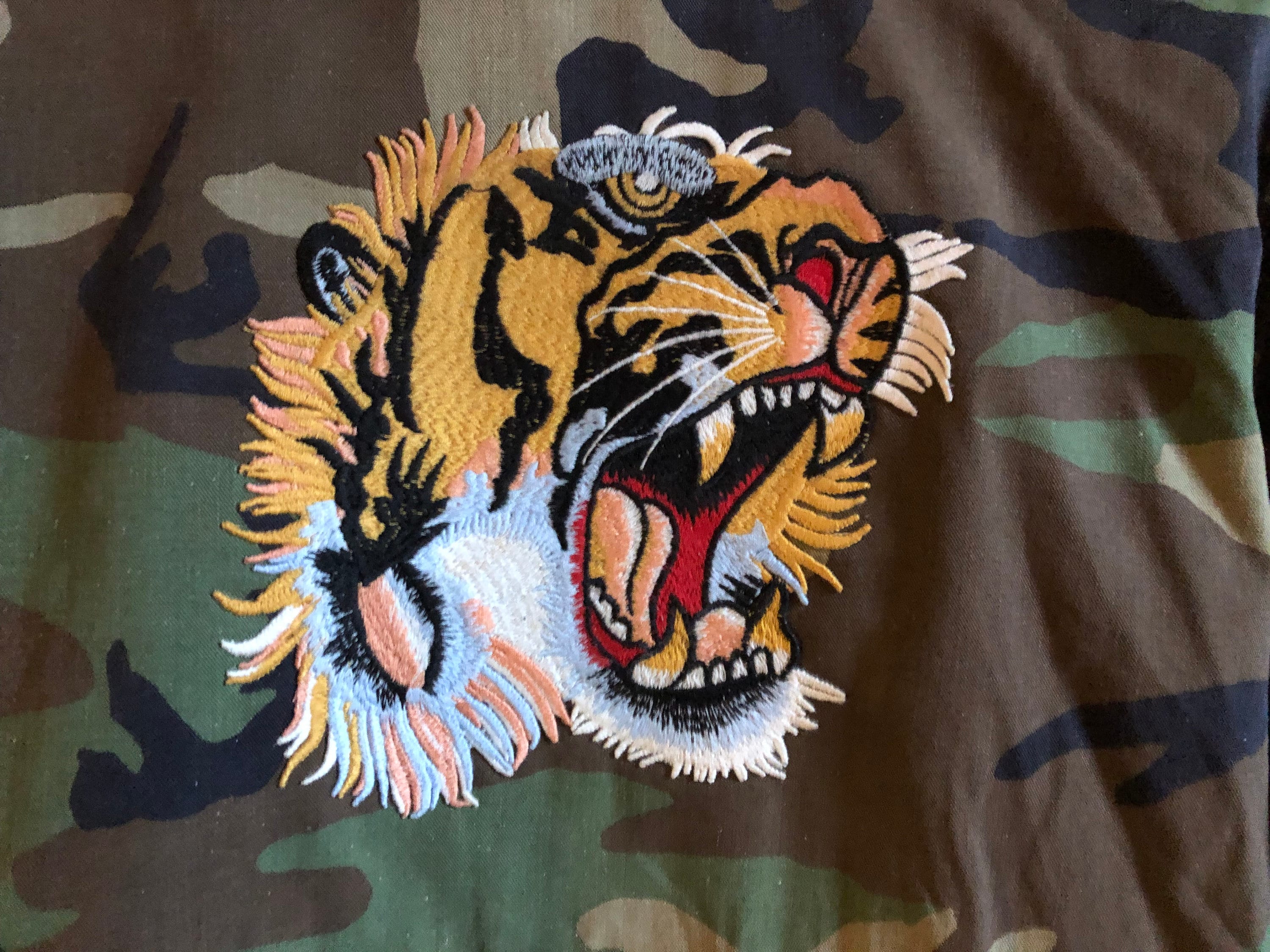 Tiger Camo Jacket - Etsy