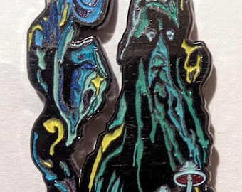 Pin Woodland Wanderer- 2" - UV Glow Limited quantity, and individually numbered xx/25