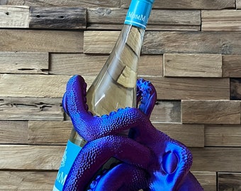 Oktopus Weinflaschenhalter Kraken Flaschenhalter 3D Druck