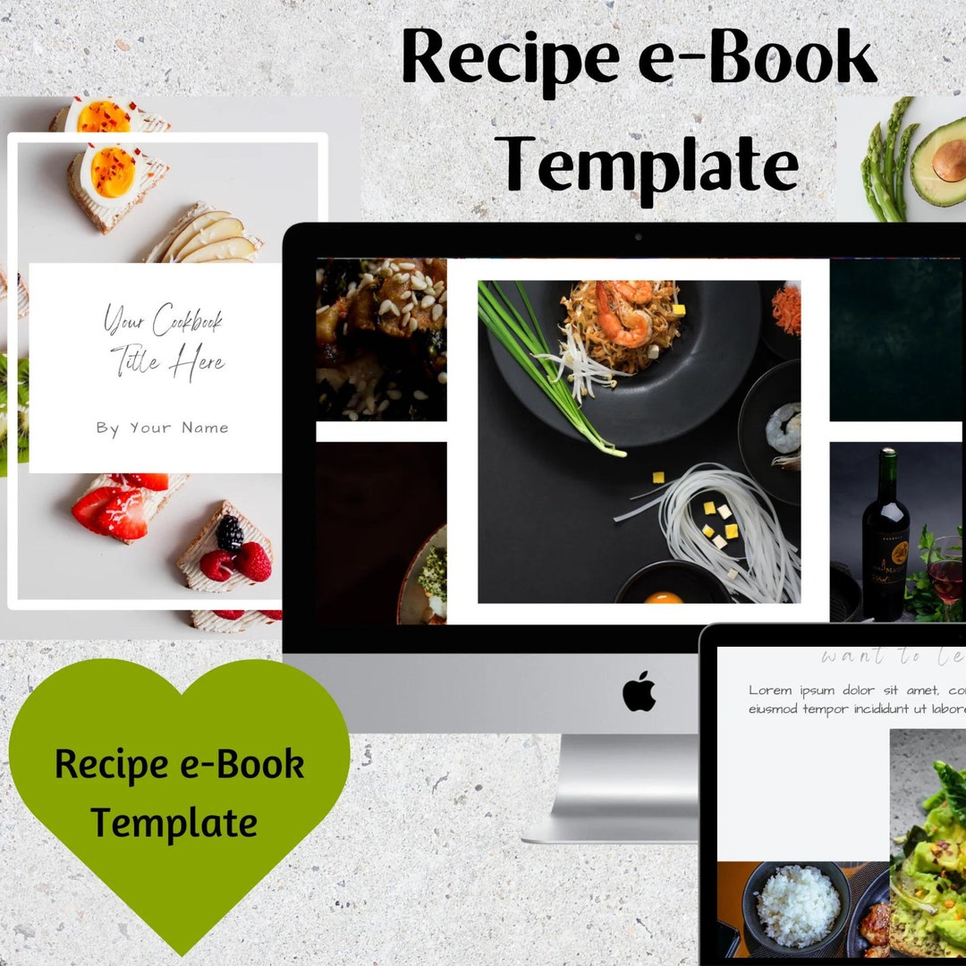 Digital Recipe Book Template for Notability, Digital iPad Recipe ...