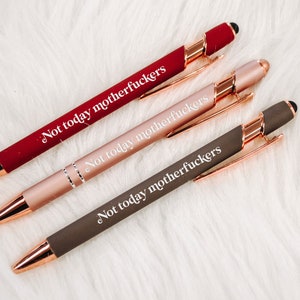 SWEARY PENS / Funny Rude Pens / Adults Only / Can't Be Arsd 