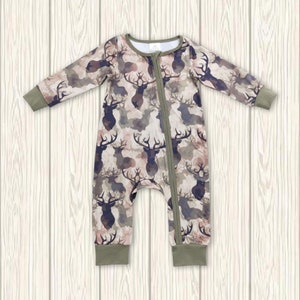 reindeer baby romper,toddle girls hunting romper, infant camo romper,baby reindeer romper, kids hunting outfit,gift for her