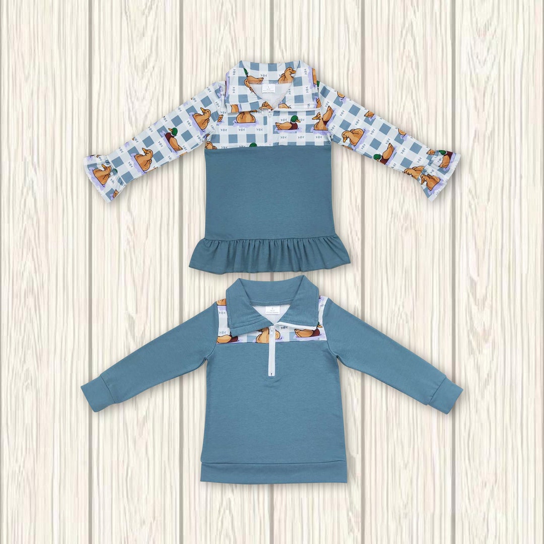 Baby Mallard Duck Pullover,sister Brother Duck Shirt,toddle Baby